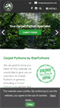 Mobile Screenshot of carpetpythons.com